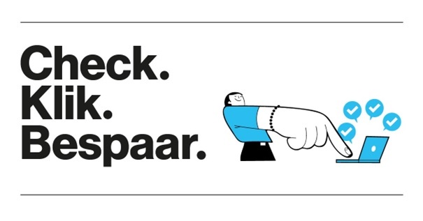 CheckKlikBespaar banner